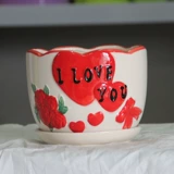 Керамический цветочный горшок, большой корсет на тазовое кольцо, простой и элегантный дизайн, китайский стиль