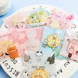 Мультфильм Self -Stick Back Packaging Self -Sealing Bag Quqi Biscuit Bag Сумка для закусочной сумки для конфетной сумки 7*7+3/100