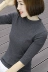 2019 đầu thu mới của phụ nữ 7 điểm tay áo sơ mi áo len tay áo bảy điểm ở tay áo Áo thun nữ cotton nửa tay - Áo phông