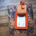 Thẻ da ưu đãi đặc biệt Vali màu cam thẻ hành lý Thẻ da chủ Thẻ gói Hộp đựng thẻ