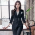 Mùa thu quần áo nữ 2018 mới của Hàn Quốc thời trang chic nhỏ phù hợp với áo khoác sọc nhỏ hương thơm phù hợp với phù hợp với XZ3293