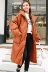 Sâu sắc theo 2018 mùa xuân mới lớn kích thước của phụ nữ mùa xuân và mùa thu mùa xuân Hàn Quốc đội mũ trùm đầu xuống áo coat 8836 áo khoác lông vũ dáng dài nữ Bông