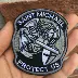 Archangel St. Michael bảo vệ miếng dán băng tay của SAINT MICHAEL Velcro miếng dán ủi trang trí quần áo Thẻ / Thẻ ma thuật