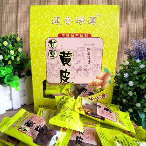 Бесплатная доставка Lotus Xiang Ruilian девять -желтая кожа 400 г питательный горло, горло мед, сухой фруктовый офис закуски Янцзян.