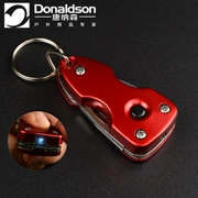 Sáng tạo xách tay đa chức năng pocket multi-mục đích folding knife mini móc chìa khóa xách tay công cụ kết hợp công cụ nhỏ