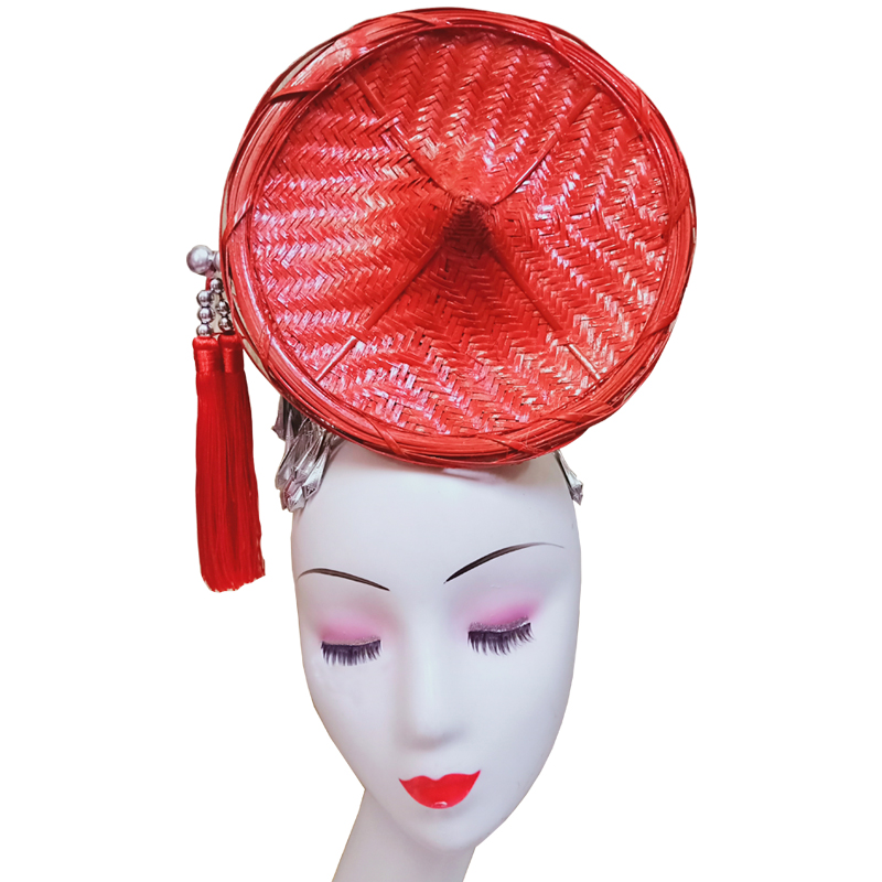 Red Hat Headdress 63 Yuan Eachmajor Customized Dai nationality like like picturesque Dance Costume Shao Duoli prop costume Dai nationality Solo Dance clothing