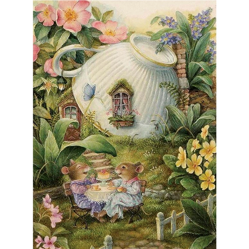 Apple, мультяшный фруктовый чай для гостиной, чайная чашка, кролик, DIY, коллекция 2023, с вышивкой