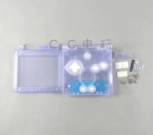 GBA SP Case Full Set Button GBA SP прозрачная корпус матовая оболочка GBA SP защитная оболочка