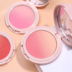 Màu da cam Judydoll Ảo Tri-Màu Gradient Blush Dưỡng Ẩm Lâu Dài Tự Nhiên Có độ bóng cao Rouge White Gold Orange phấn má eglips Blush / Cochineal