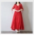 Cải tiến quần áo Trung Quốc phụ nữ phong cách Trung Quốc gốc văn học fan hâm mộ retro tay áo mùa hè cổ tích thanh lịch váy dài swing - Váy dài maxi đi biển Váy dài