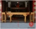 Mantianhong Jinsi Nanmu retro đồ nội thất Zhongtang sáu mảnh gỗ vàng lụa Nanmu đồ nội thất gỗ gụ - Bàn / Bàn