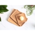 Khay gỗ rắn hình chữ nhật khay trà kích thước 榉 tấm gỗ bữa ăn tối tấm món ăn snack món ăn bằng gỗ đĩa trái cây phong cách Nhật Bản tấm gỗ