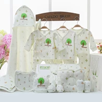 Quần áo trẻ em hộp quà màu bông mùa xuân xuân sinh hộp đồ lót sợi cotton mỏng phần bé mùa thu mới đồ em bé sơ sinh