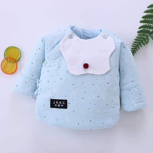 Хлопковое детское осеннее термобелье для новорожденных, комбинезон для младенца, 0-3 мес.