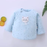 Хлопковое детское осеннее термобелье для новорожденных, комбинезон для младенца, 0-3 мес.