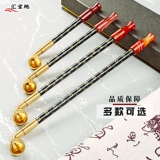 Старомодная медная курительная трубка ручной работы, мужской агатовый ретро мундштук