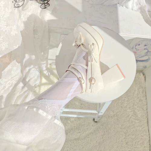 Мягкие оригинальные высокие туфли для принцессы, стиль Лолита