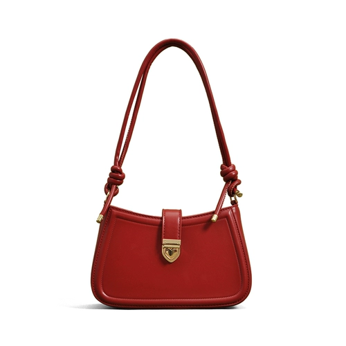 Красная сумка подмышку, сумка через плечо для невесты, сумка на одно плечо, коллекция 2023