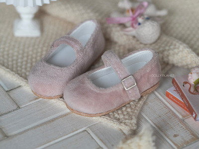 taobao agent Dolly Planet BJD/MSD/YOSD 4 points/6 -point baby velvet single shoes Daily round head students shoes