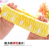 Повязка на голову с бантиком для умывания, эластичная милая маска для лица, Южная Корея, простой и элегантный дизайн