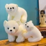 ô tô đồ chơi trẻ em Dễ thương mô phỏng búp bê gấu bắc cực đồ chơi sang trọng nhỏ gấu trắng búp bê gấu trúc búp bê cô gái trẻ em món quà sinh nhật đồ chơi cho bé trai 1 tuổi