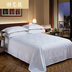 Khách sạn sao khách sạn bộ đồ giường bán buôn 60 tấm trắng khách sạn satin jacquard trải giường trải giường Khăn trải giường