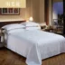 Khách sạn sao khách sạn bộ đồ giường bán buôn 60 tấm trắng khách sạn satin jacquard trải giường trải giường
