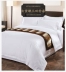 Khách sạn năm sao khách sạn linen bán buôn ba hoặc bốn bộ của 60 màu trắng tinh khiết satin jacquard quilt cover sheets pillowcase