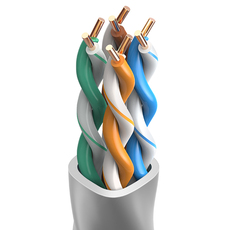 Витая пара tp-link tl-ec5e-305a超五类非屏蔽网络工程线无氧铜网线足305米