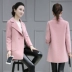 Áo len nhỏ nữ phần dài mùa xuân và mùa thu 2018 mới mỏng mỏng loại Hàn Quốc áo len đoạn ngắn
