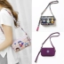 Túi nhỏ túi messenger nữ điện thoại di động túi ba dây kéo đồng xu ví 2018 mới Hàn Quốc phiên bản của công suất lớn nhỏ túi điện thoại di động túi xách nữ đẹp Túi điện thoại