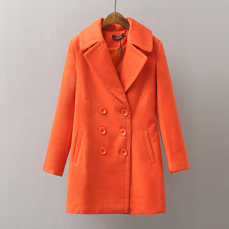 Chống mùa giải phóng mặt bằng 2018 mới ngắn đôi ngực áo len ngắn tầm vóc áo khoác nữ áo khoác mùa đông