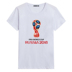 2018 World Cup t-shirt ngắn tay Nga Đức Brazil jersey đồng phục linh vật người hâm mộ bóng đá kỷ niệm áo sơ mi Áo phông ngắn