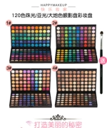 Eyeshadow Palette COS Chuyên Nghiệp Kẹo Trái Đất Màu Pearlescent Matte 120 Màu Eyeshadow Palette Studio Châu Âu và Mỹ Nhật Bản V + Trang Phục