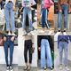 Nhà máy trực tiếp bán buôn gian hàng cung cấp mùa thu và mùa hè phụ nữ Hàn Quốc của denim quần bút chì quần nữ jeans thời trang công sở nữ cao cấp Quần jean