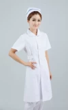 Розовая хлопковая униформа медсестры, зимний лонгслив, летняя одежда, белый халат, комбинезон
