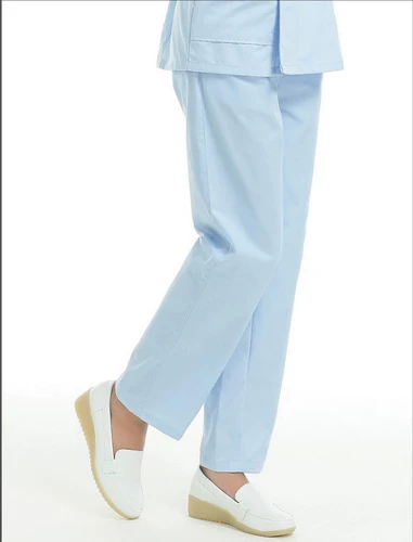 Униформа медсестры, униформа врача, хлопковые штаны подходит для мужчин и женщин, рабочий белый халат