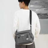 Сумка через плечо, мужской водонепроницаемый рюкзак для отдыха, в корейском стиле, ткань оксфорд