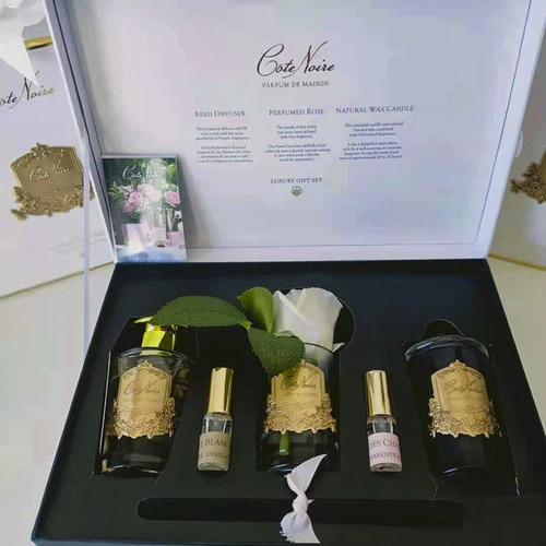 Cote Noire French Aroma Gift Box Niche Niche Старшая девушка по случаю дня рождения свадьба Свадьба День святого Валентина подарок