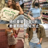 (Специальное предложение Leaky Summer Etbut) Vintagetang American Retro ins Summer Short -Shepeed Юбка