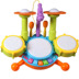 Trống của trẻ em kết hợp với microphone bé trống trống bộ gõ âm nhạc đồ chơi 3-6 tuổi cậu bé cô gái Đồ chơi âm nhạc / nhạc cụ Chirldren