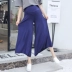 2018 phụ nữ mang thai vào mùa hè và phân bón để tăng lỏng chất béo MM bông áo dạ dày nâng chín quần hai bộ 200 kg đầm bầu công sở dáng dài Áo thai sản