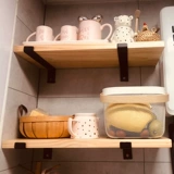 Сплошная деревянная отдельная полка металлическая кухня ресторан настенный деревянный полки на полке настройка