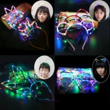 Детский мигающий аксессуар для волос, ободок, игрушка, популярно в интернете
