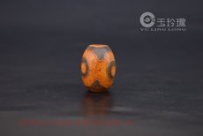 Нефрит 西藏龟纹三眼天珠福绿寿三眼老玛瑙玉髓天珠散珠手链手串配珠锁骨