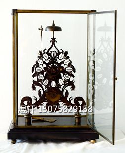 時計 シースルー フレーム ガラス カバー 機械式時計 時計 時間 風水ケース マントル時計 アメリカの模造アンティーク時計