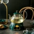 Tiếng Anh trà chiều bộ trà đặt Bắc Âu ánh sáng sang trọng vương miện gốm thủy tinh đun sôi trái cây nến ấm trà - Trà sứ