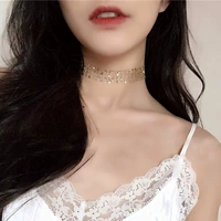 Сексуальные ретро блестки для ногтей, ожерелье, чокер, Южная Корея