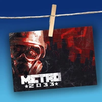 Metro 2033 Game Poster Интернет -кафе