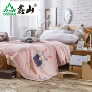 Xinshan nhà dệt mùa hè bông Hàn Quốc mùa hè mát mẻ quilt bông máy giặt có thể rửa duy nhất đôi điều hòa không khí lõi mùa hè